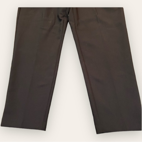 ZARA - High Waisted Darted Black Trouser Pant with Side Pockets - Picture 7 of 14